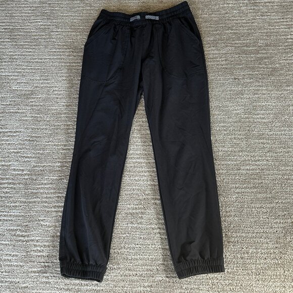 Patagonia Kid's Black Foxglenn Stretch Lightweight Joggers ~ L  ~ 12 ~ MINT!!!!! - Picture 1 of 7
